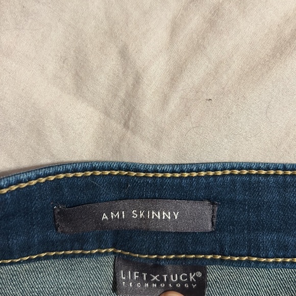 NYDJ Ami Skinny Jeans, deep blue wash, size 14 - Picture 4 of 5